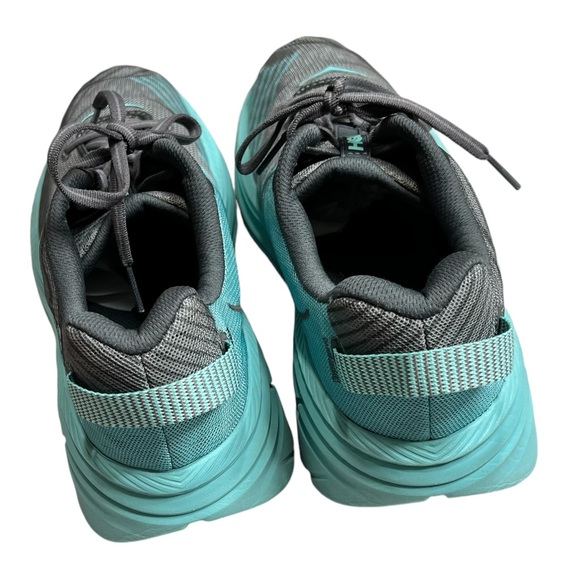 Hoka One Rincon 1102875 CGAS Charcoal Gray Aqua Sky Running Shoes Womens Size 10 - Picture 5 of 12